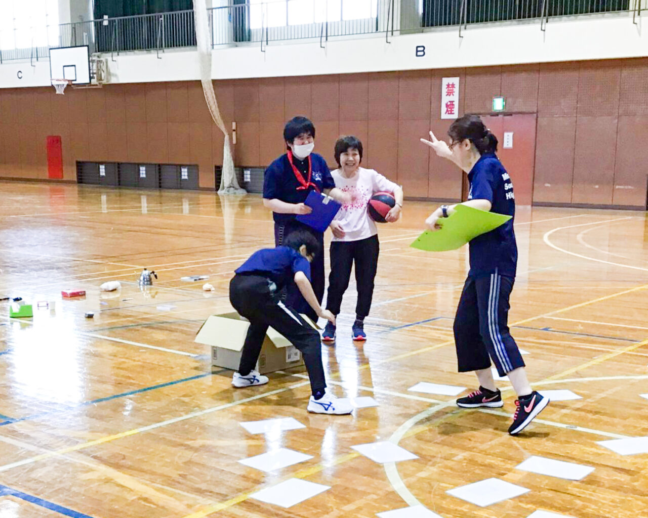 体育祭に向けて練習中!函南校の体育の様子