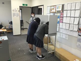 選挙を身近に！主権者教育を実施しました