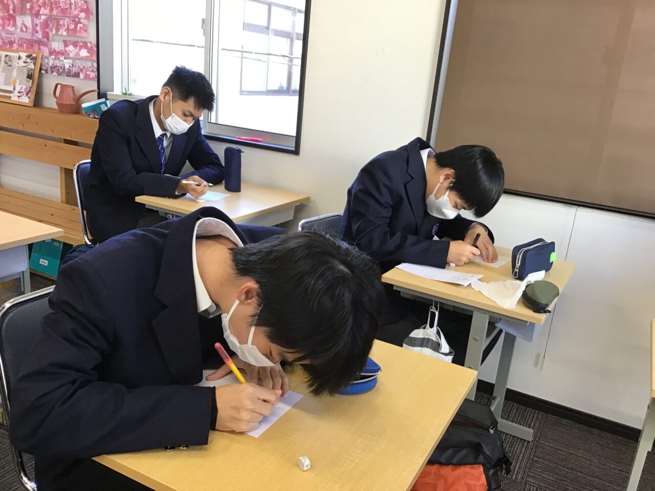 3学期のスタートとともに、目標を言葉にしました