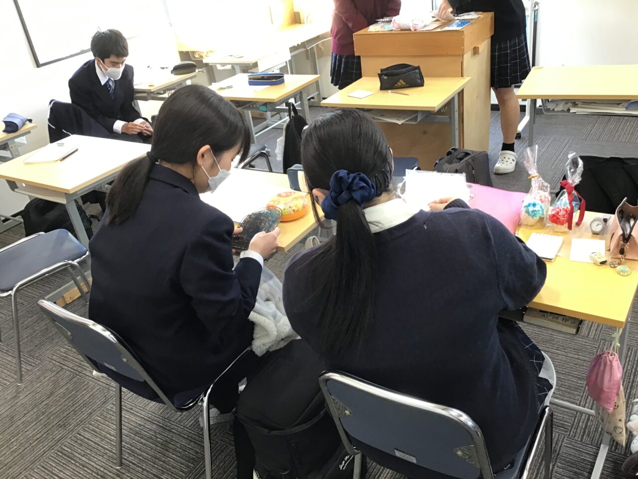 文化祭に向け、生徒主導で準備が進んでいます