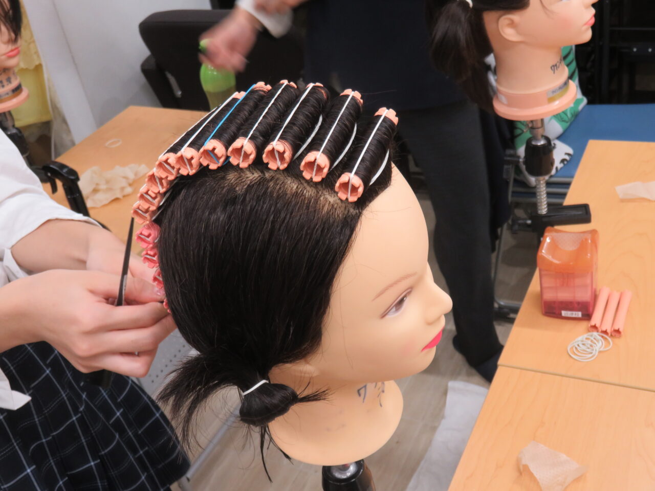 国家試験を意識したワインディング練習に取り組みました