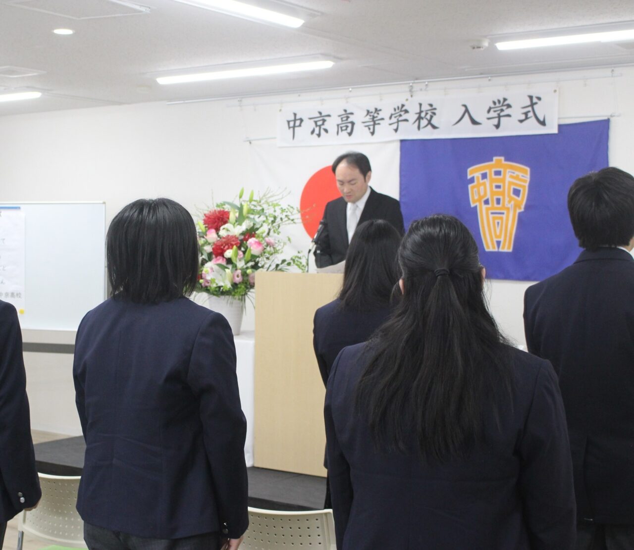 制服姿も堂々と！沼津校での合同入学式を終えて