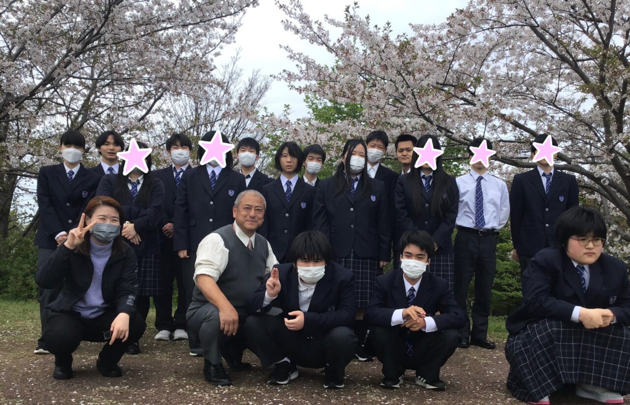 桜の下で新年度スタート！函南校の始業式と初めての登校日