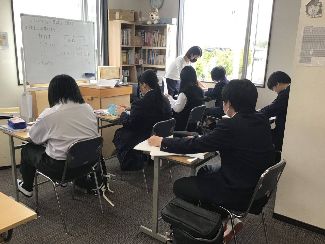 新しい気持ちでスタート！1年生が各教科の授業を受け始めました