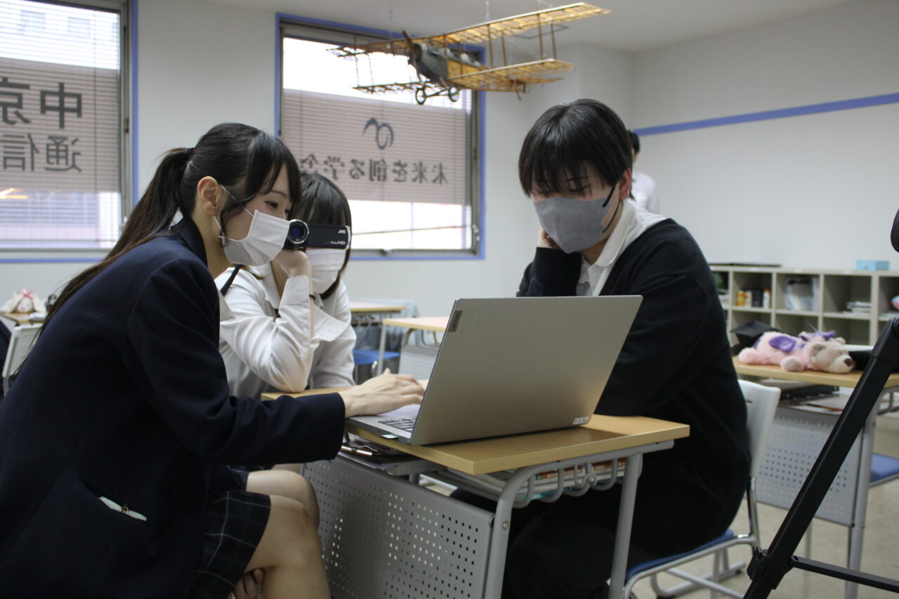 キャリア教育の集大成！3年生が「課題研究」で動画制作に挑戦