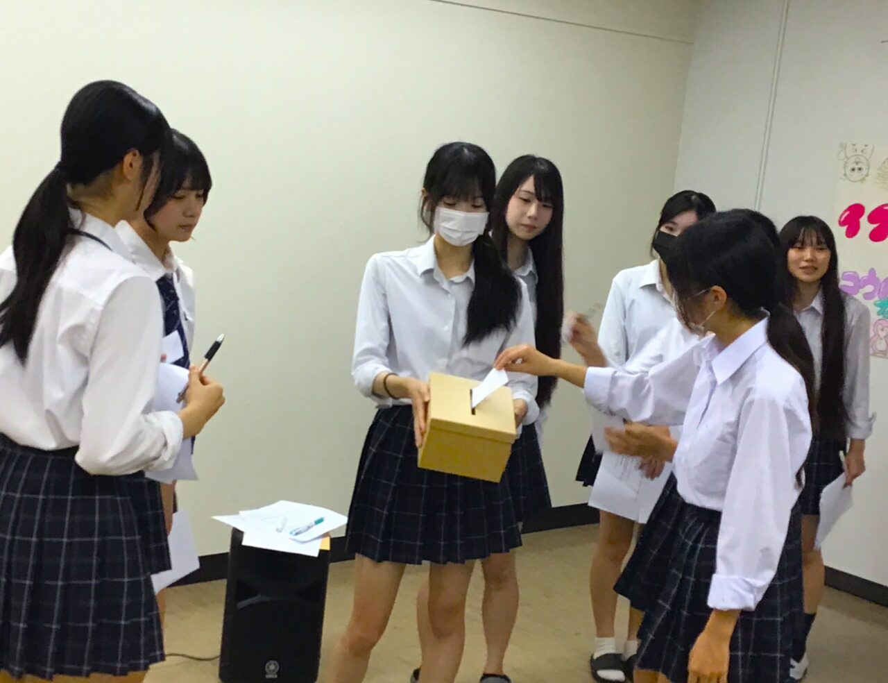 秋の遠足の行き先決定！静岡校で生徒会主導の終業式を実施しました